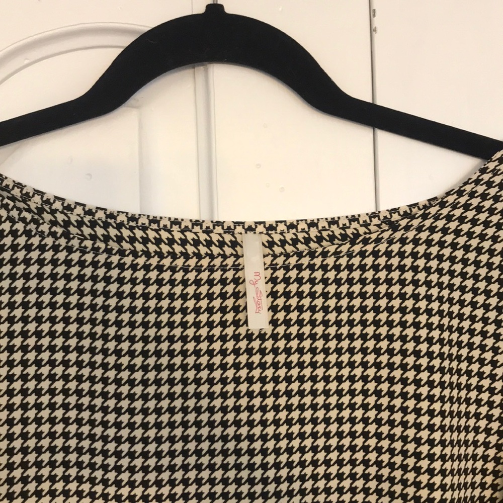 Houndstooth High-Low Dress❤️ - Picture 4 of 6